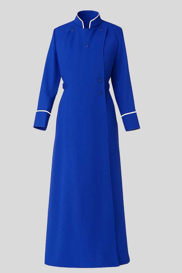 Anglican Style Cassock Royal Blue a Refined Touch