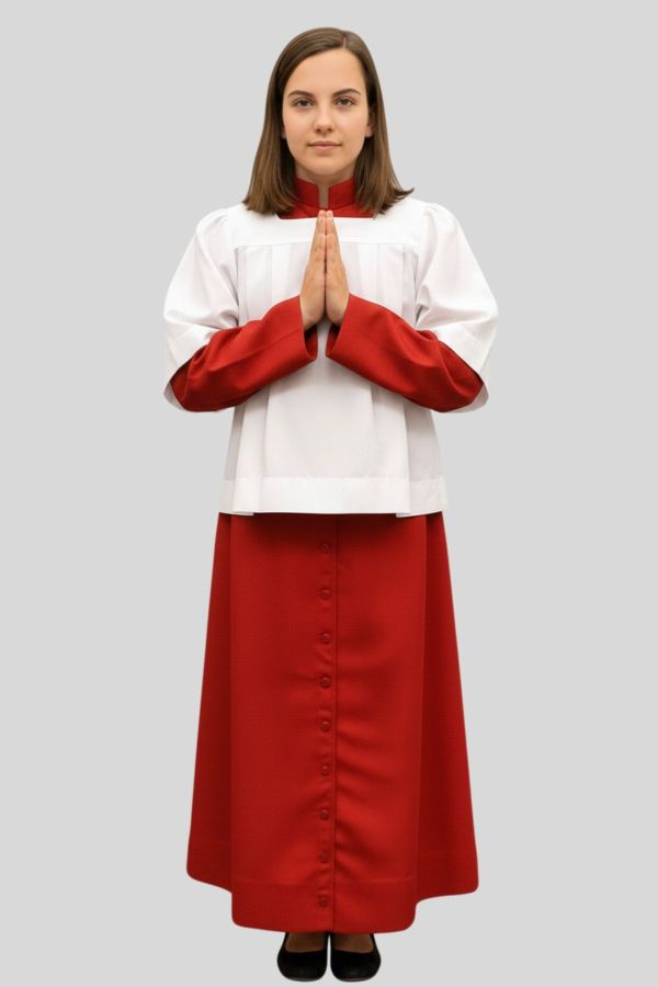Girls Altar Server Cassock with Comfortable Fit