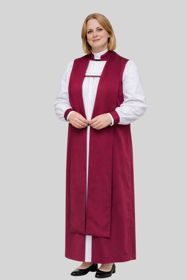 Graceful Red Purple Womens's Chimere