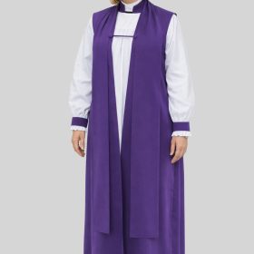 Purple Chimere for Women Tailored for Formal Use